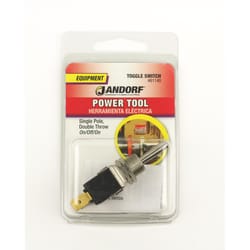 Jandorf 20 amps Single Pole Toggle Power Tool Switch Black 1 pk