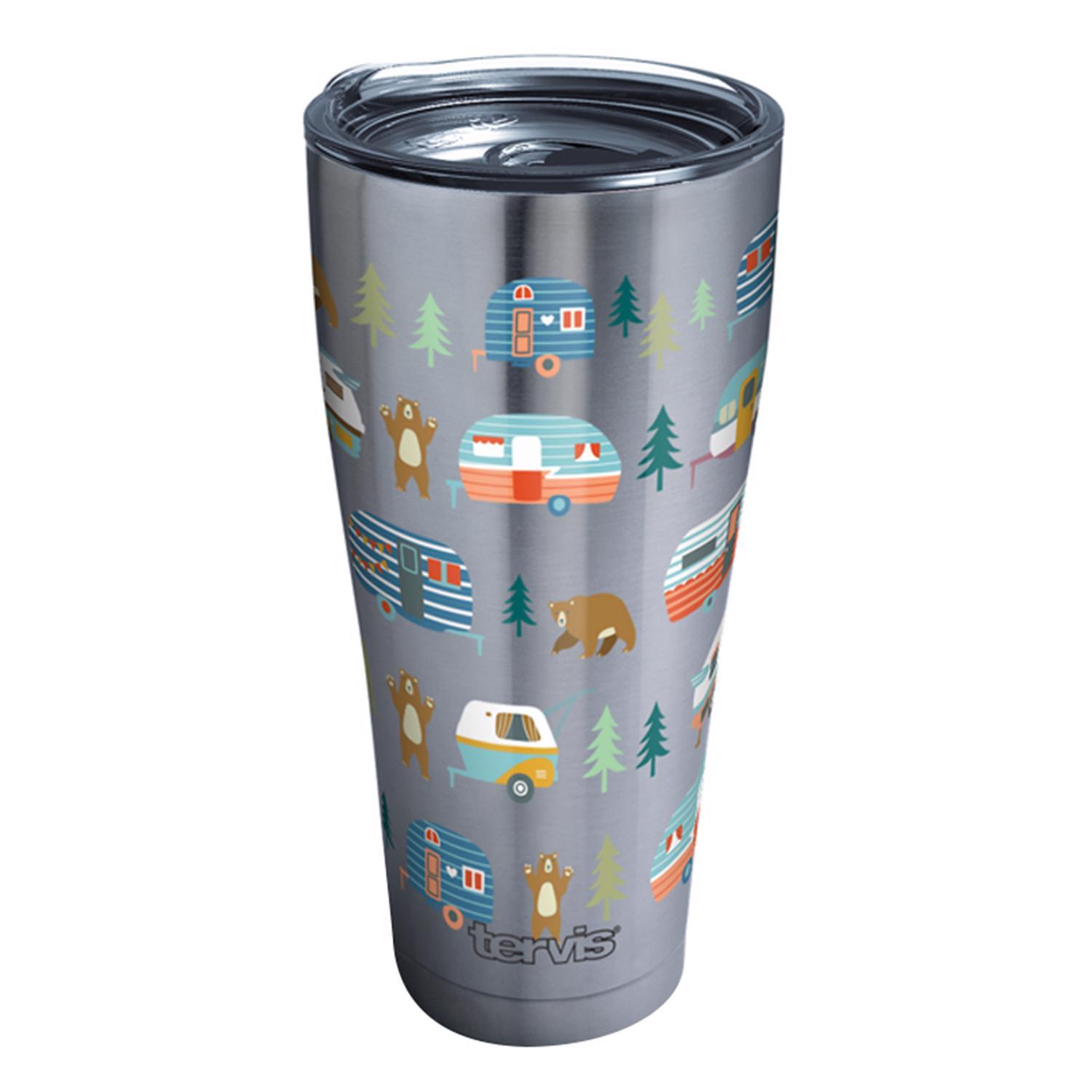 Tervis 30 oz Multicolored BPA Free Trailer Bear Double Wall Tumbler Sansujyuku sansujyuku.com