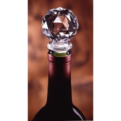 Prodyne Clear Acrylic Gem Faceted Bottle Stopper