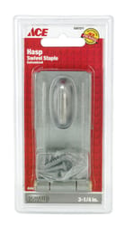 Ace Galvanized Steel 3-1/4 in. L Swivel Staple Safety Hasp