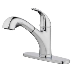 OakBrook Pacifica One Handle Chrome Pull-Out Kitchen Faucet