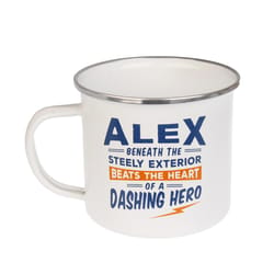 Top Guy Alex 14 oz Multicolored Steel Enamel Coated Mug 1 pk