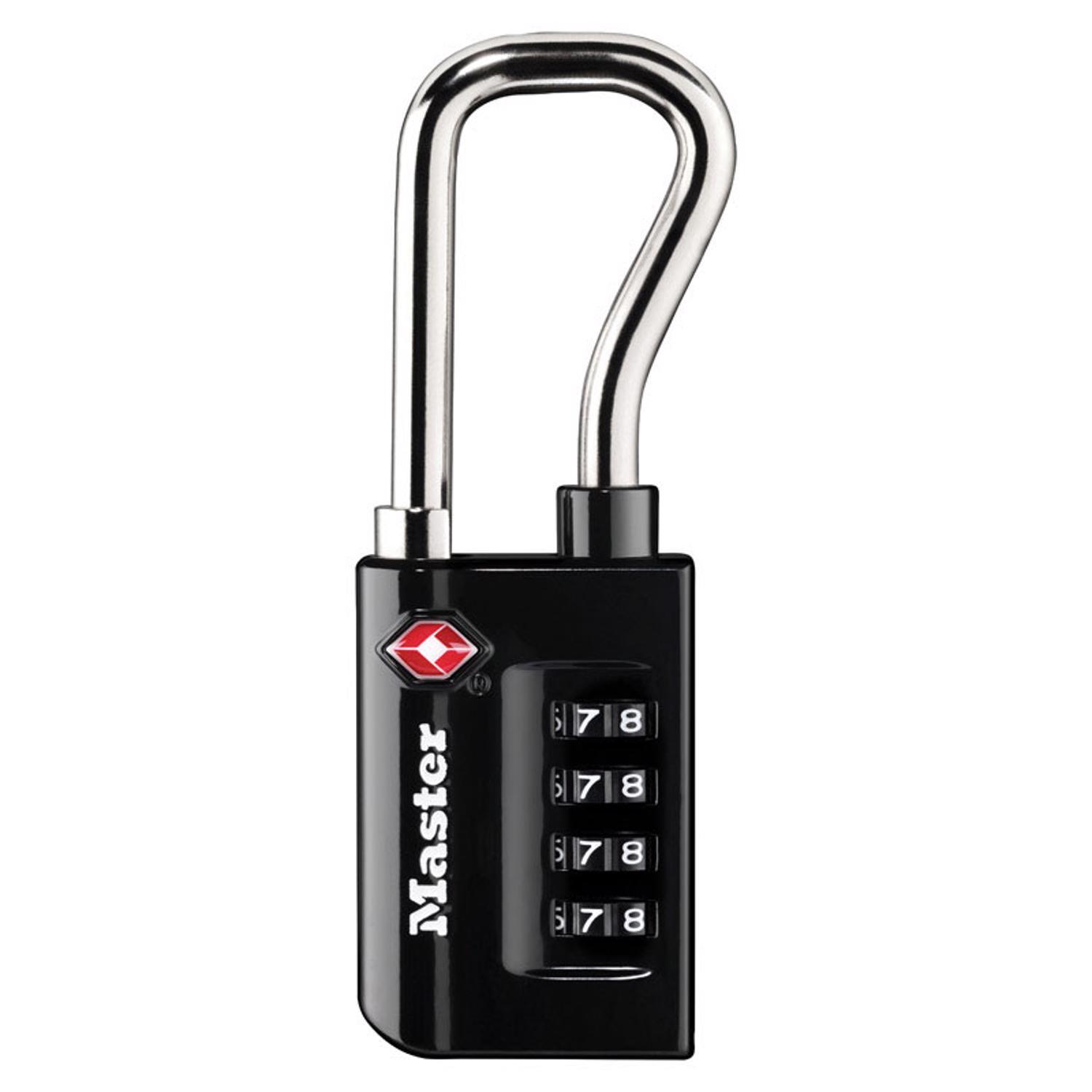 Master Lock® No. 4688D TSA-Accepted Luggage Combination Padlock 2W  Assorted Colors Price Each - Pkg Qty 4