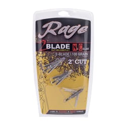 Rage Gray Steel Broadheads 5.5 in.