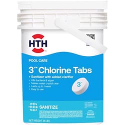 HTH Pool Care Tablet Chlorinating Chemicals 35 lb