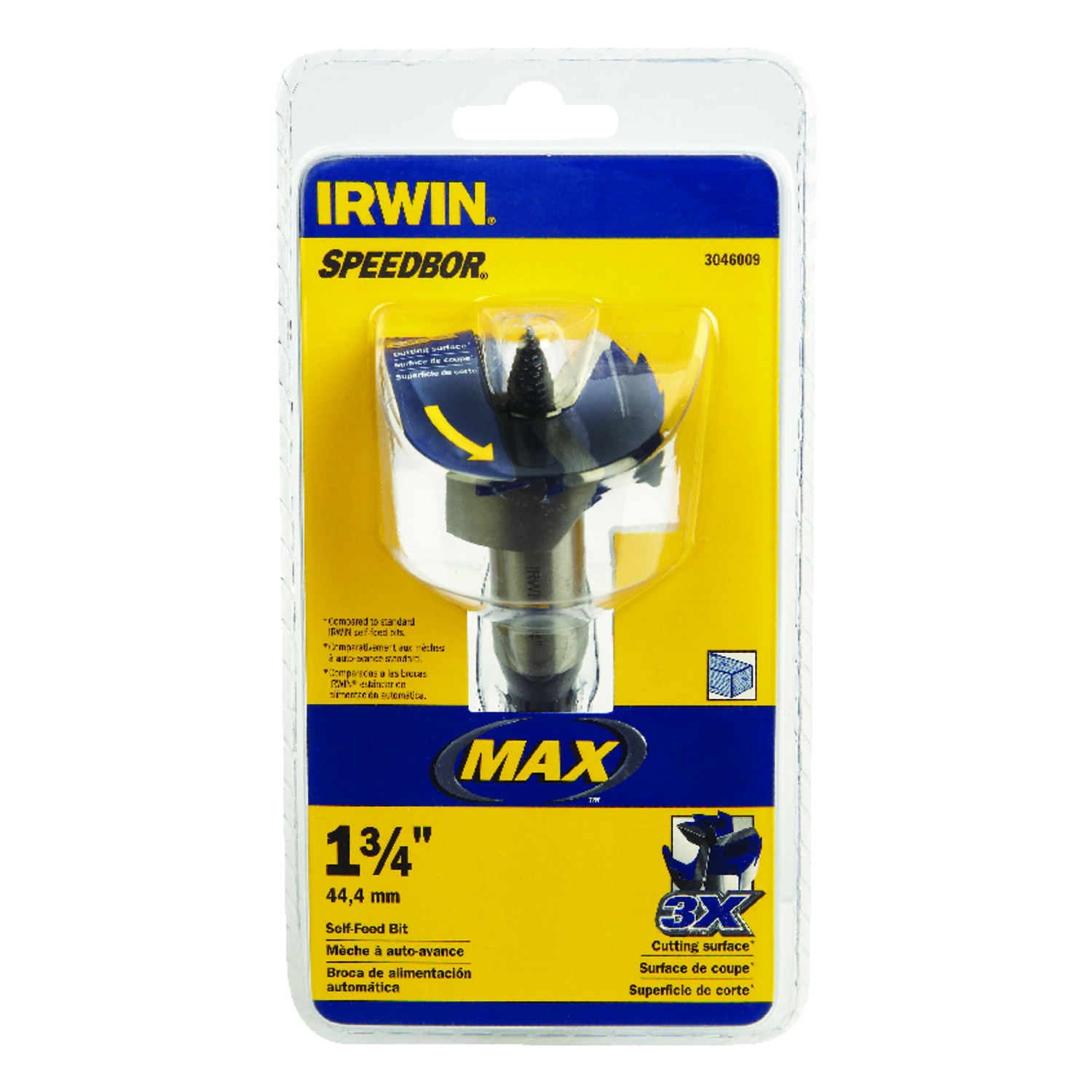 Irwin Speedbor 1-3/4 in. Hardened Steel Hole Cutter 1 pc