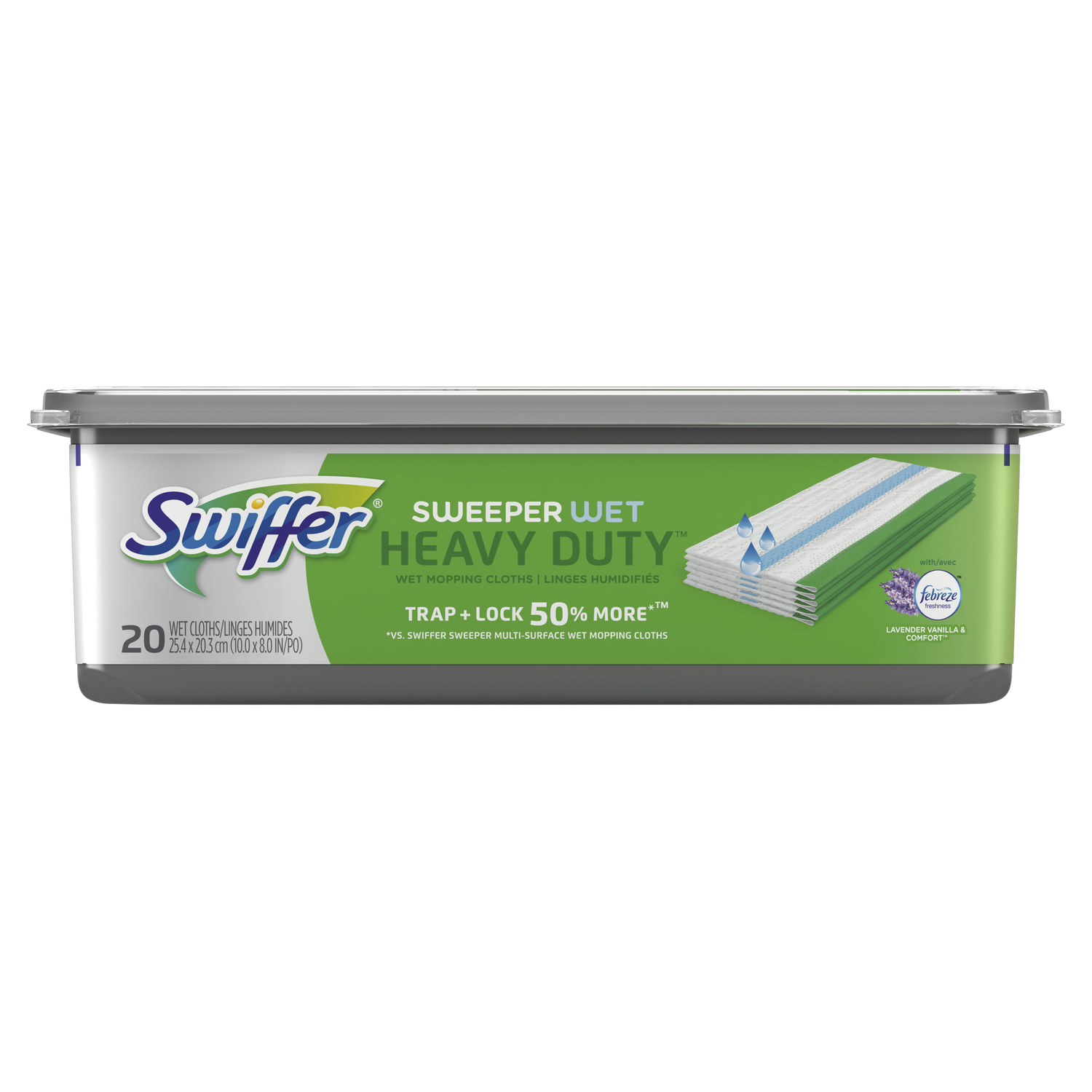 UPC 037000764731 product image for Swiffer SweeperWet Heavy Duty 10 in. W x 8 in. L Cloth Refill Pad 20 count | upcitemdb.com