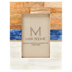 Matr Boomie Kaveri Multicolored Wood Picture Frame 8.5 in. H X 6.5 in. W