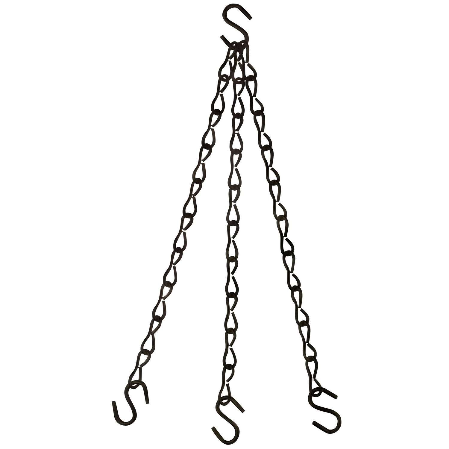  National  Hardware  Black Steel 18 in H Extender Chain 