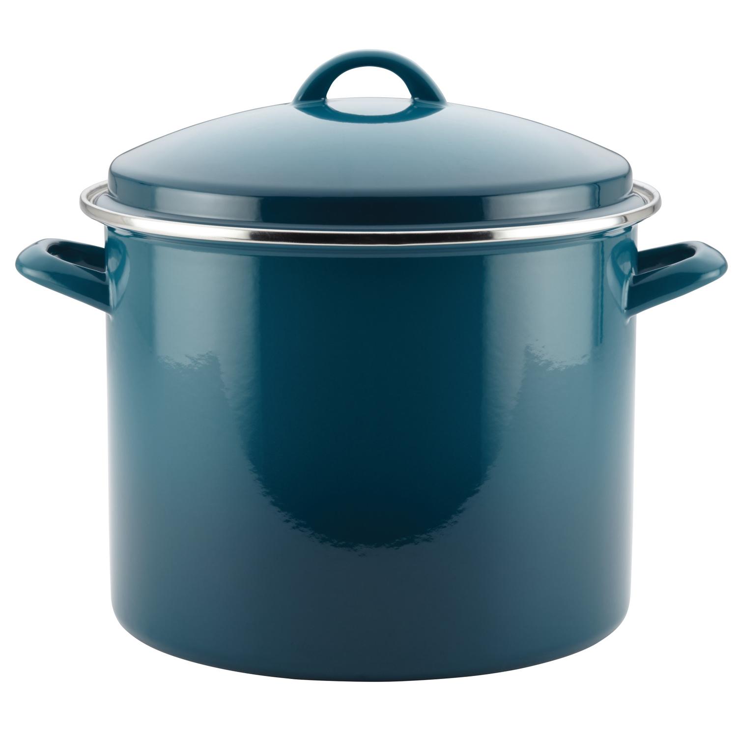 Rachael Ray Steel Stockpot 12 qt Blue Mfr# 46326 - Ace Hardware