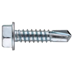 HILLMAN No. 12 Ga. X 1-1/2 in. L Hex Hex Washer Head Sheet Metal Screws 2 lb 100 pk