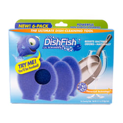 DishFish Non-Scratch Scrubber For All Purpose 6 pc