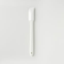 Linden Sweden White Polypropylene Narrow Spatula