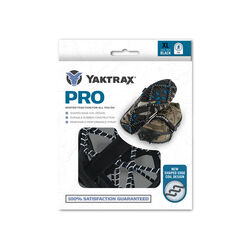 Yaktrax Pro Unisex Rubber/Steel Snow and Ice Traction Black L Waterproof 1 pair