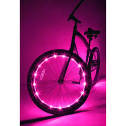 Brightz Wheel Brightz Pink LED Bike Accessory ABS Plastics 1 pk