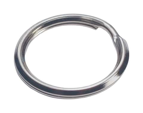 Hillman 2 in. D Tempered Steel Multicolored Split Rings/Cable Rings Key Ring