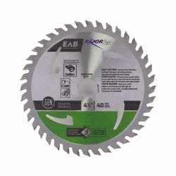 Exchange-A-Blade Razor Thin 4-1/2 in. D X 5/8 in. Carbide Finishing Saw Blade 40 teeth 1 pk