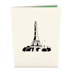 Lovepop Paris Love Scene 3D Card Paper 1 pk