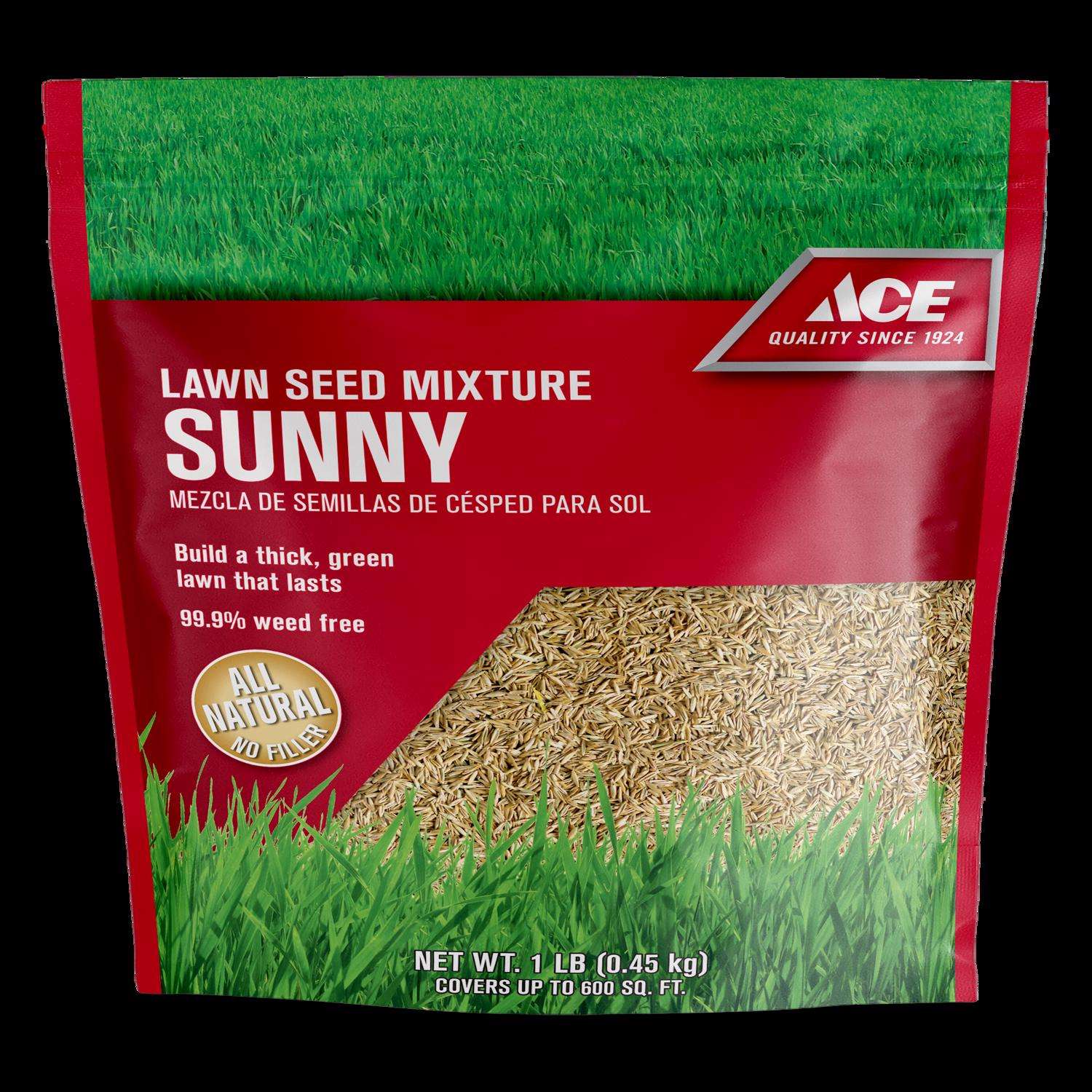 Ace Sunny Mix Full Sun Lawn Seed Mixture 1 lb Ace Hardware