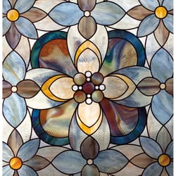 Artscape Multicolored Quatrefoil Indoor Window Film 24 in. W X 36 in. L