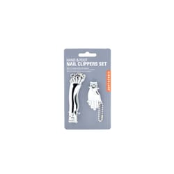 KIKKERLAND Silver Nail Clippers 2 pk