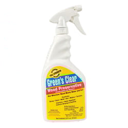 Green's Clear Flat Clear Water-Based Wood Preservative 1 qt