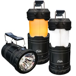 Flipo Slide-N-Glo Black LED Flashlight Lantern