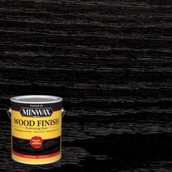Minwax Wood Finish Semi-Transparent True Black Oil-Based Penetrating Stain 1 gal