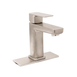 Huntington Brass Sevaun Satin Nickel Single-Handle Bathroom Sink Faucet 4 in.