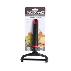 Farberware Black Plastic/Stainless Steel Cheese Slicer