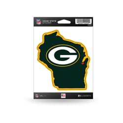 Rico NFL Green Bay Packers Home State Sticker Vinyl 1 pc