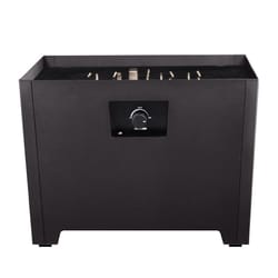 Live Outdoor FireStorm Series III 24 in. W Steel Classic Rectangular Propane Fire Pit