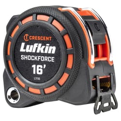 Crescent Lufkin 16 ft. L X 1.19 in. W Shockforce Tape Measure 1 pk