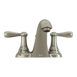 American Standard Marquette Brushed Nickel Mediterranean Bathroom Faucet 4 in.