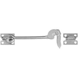 National Hardware 6 in. L Zinc-Plated Silver Steel Safety Gate Hook 1 pk