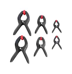 Craftsman  Plastic  Spring Clamp  Red 