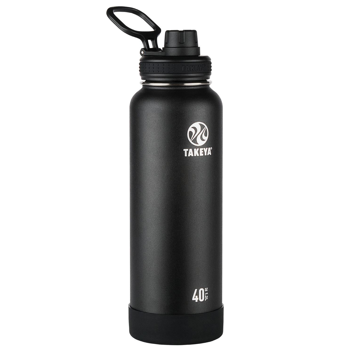 Takeya Actives 40 oz Onyx BPA Free Double Wall Insulated Water Bottle Uae Electronic uaeelectronic.com