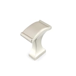 Richelieu Traditional Rectangle Cabinet Knob 25/32 in. D 1-3/16 in. Brushed Nickel 10 pk
