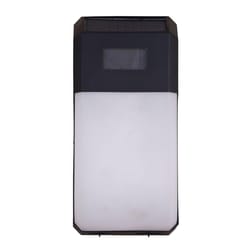 Dualux Motion-Sensing Solar Powered LED Black Security Light