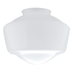 Westinghouse Schoolhouse White Glass Lamp Shade 1 pk