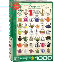 Eurographics Teapots Jigsaw Puzzles Multicolored 1000 pc