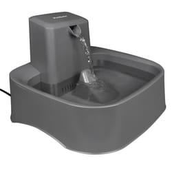 DrinkWell Gray Plastic 256 oz Drinking Fountain For All Pets