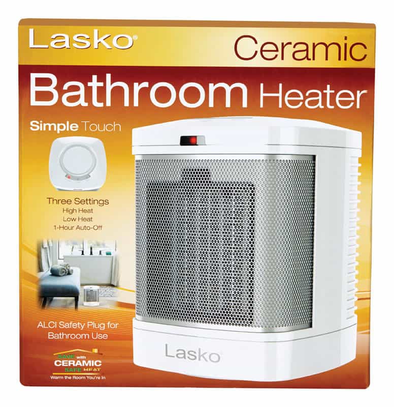 Lasko 225 sq. ft. Electric Bathroom Portable Heater - Ace Hardware