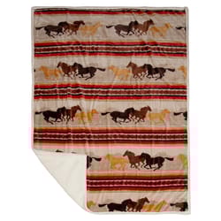 Carstens Inc 68 in. H X 54 in. L Multicolored Polyester Plush Throw Blanket