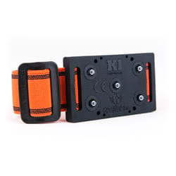 K1 Series Unisex Rubber Mid-Sole Ice Cleats Orange Waterproof 1 pair