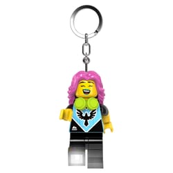 LEGO Plastic Multicolored Gamer Girl Keychain w/LED Light