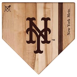 Baseball BBQ 12 in. L X 12 in. W X 0.8 in. Maple MLB New York Mets Cutting Board