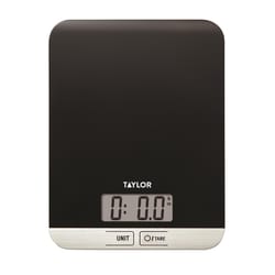 Taylor Black Digital Kitchen Scale 11 lb