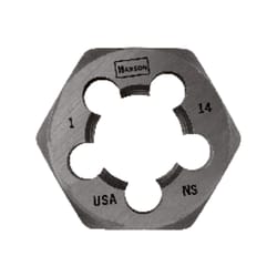 Irwin Hanson High Carbon Steel SAE Hexagon Die 1 in. 1 pc