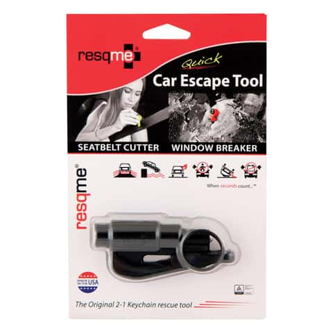 resqme® Car Escape Tool, Seatbelt Cutter / Window Breaker